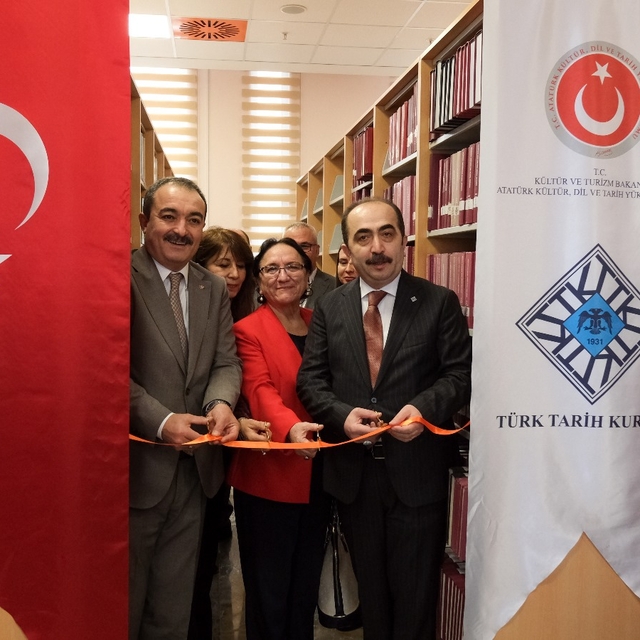 Hitit Üniversitesinde "Türk Tarih Kurumu 100. Yıl Kitaplığı" kuruldu