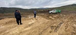 Foça'da izinsiz hafriyat sahası açan kişiye 433 bin lira ceza uygulandı