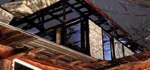 Kastamonu'da çıkan yangında bir ev zarar gördü