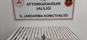 Afyonkarahisar'da 770 sikke ve obje ele geçirildi