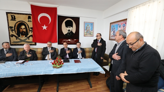 Alevi-Bektaşi Kültür ve Cemevi Başkanı Özdemir, Çankırı'da ziyaretlerde bulundu