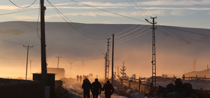 Karla kaplı Allahuekber Dağı, kış tırmanışı için dağcıları ağırlıyor