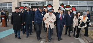 Kazada ölen polis memuru için tören