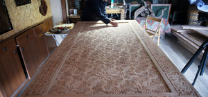 El Hamra Sarayı ile Ulu Cami motifleri aynı panoda bir araya geldi