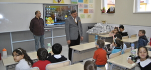 Atkaracalar'da öğrencilere karneleri verildi