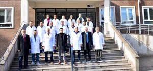 Sorgun'da öğretmenlere beyaz önlük dağıtıldı