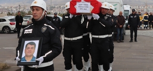 Niğde'de trafik kazasında ölen polis memuru için tören düzenlendi