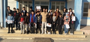 Beşiri'de öğrenciler karne aldı