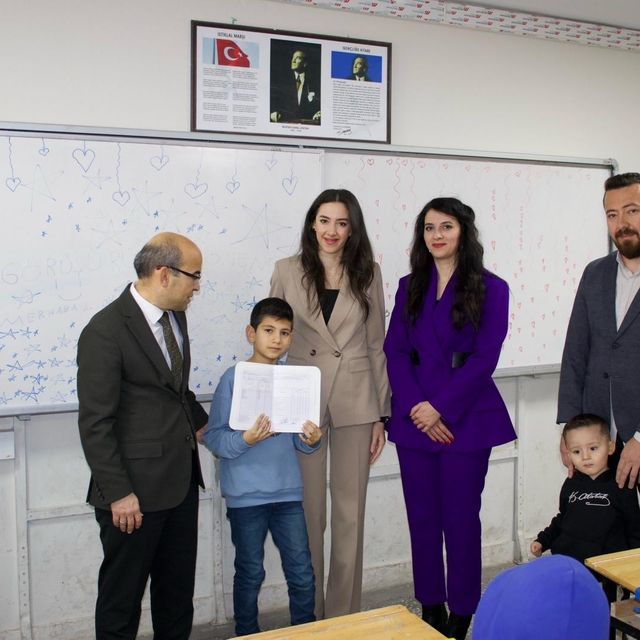 Özvatan'da 241 öğrenci yarıyıl tatiline girdi