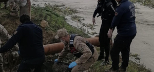 Hatay'da tahliye kanalında erkek cesedi bulundu