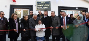 Isparta Gazeteciler Cemiyeti Soner Toros Basın Merkezi açıldı