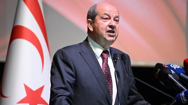 KKTC Cumhurbaşkanı Tatar, KTÜ'de Fahri Doktora Tevdi Töreninde konuştu: