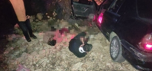 Mardin'de, şarampole devrilen otomobildeki 5 kişi yaralandı