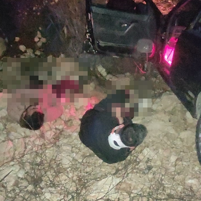 Mardin'de, şarampole devrilen otomobildeki 5 kişi yaralandı