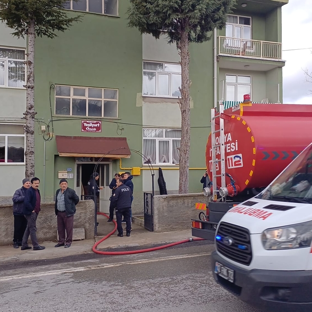 Konya'da, evde patlama: 1'i ağır, 4 yaralı