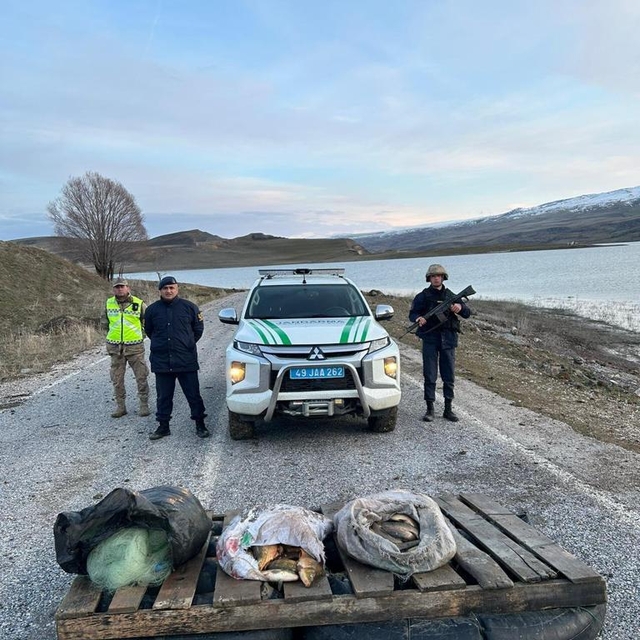 Muş'ta kaçak avcılık yapan 2 kişiye 17 bin 836 lira ceza verildi