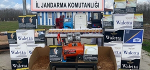 Tekirdağ'da bir evde 120 bin makaron ele geçirildi