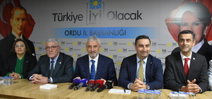 İYİ Parti Grup Başkanvekili Dervişoğlu, Ordu'da konuştu: