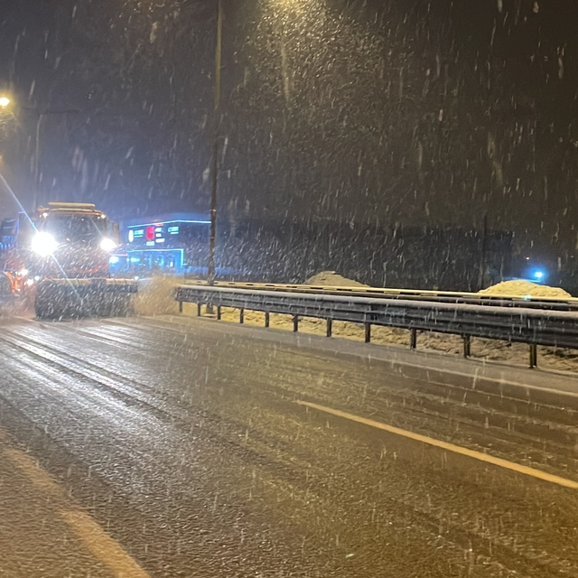 Bursa-Ankara kara yolunda kar etkili oluyor