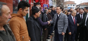 Nebi Hatipoğlu, Mihalıççık ve Beylikova ilçelerini ziyaret etti