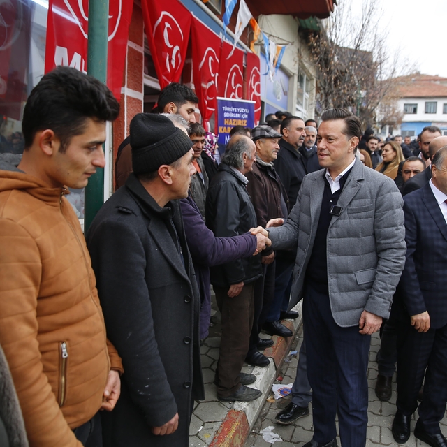 Nebi Hatipoğlu, Mihalıççık ve Beylikova ilçelerini ziyaret etti