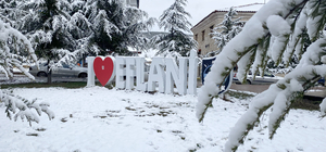 Karabük'ün yüksek kesimlerine kar yağdı
