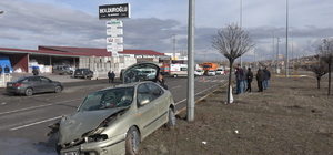 Sivas'taki trafik kazalarında 4 kişi yaralandı