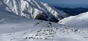 Kaçkar Dağları'nda "heliski" heyecanı devam ediyor