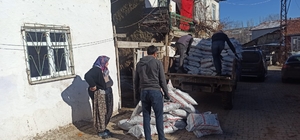 Sulusaray'da 677 aile ücretsiz kömür dağıtıldı 