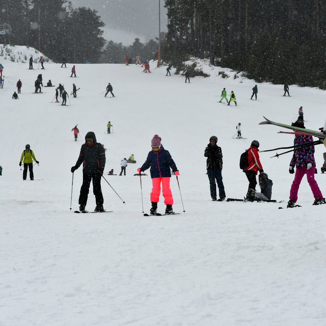 Sarıkamış Kayak Merkezi'nde sömestir yoğunluğu