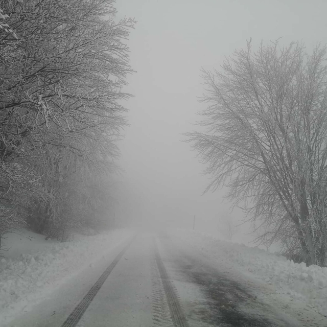 Çanakkale'nin yükseklerinde kar yağışı