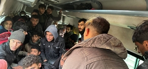 Hatay'da yurda yasa dışı yollarla giren 53 Suriye uyruklu yakalandı