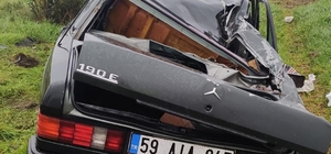 Tekirdağ'da otomobil şarampole devrildi, bir kişi öldü