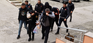 Amasya'da uyuşturucu operasyonunda 4 zanlı tutuklandı