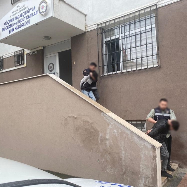 Kocaeli'de 6 düzensiz göçmen yakalandı