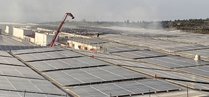 Osmaniye´de tekstil fabrikasında yangın; 4 işçi dumandan etkilendi