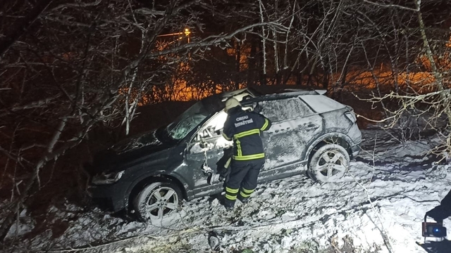 Ordu'da şarampole devrilen otomobilin sürücüsü öldü