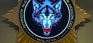 Malatya'da yolcu otobüsünde 3 kilo 828 gram uyuşturucu ele geçirildi