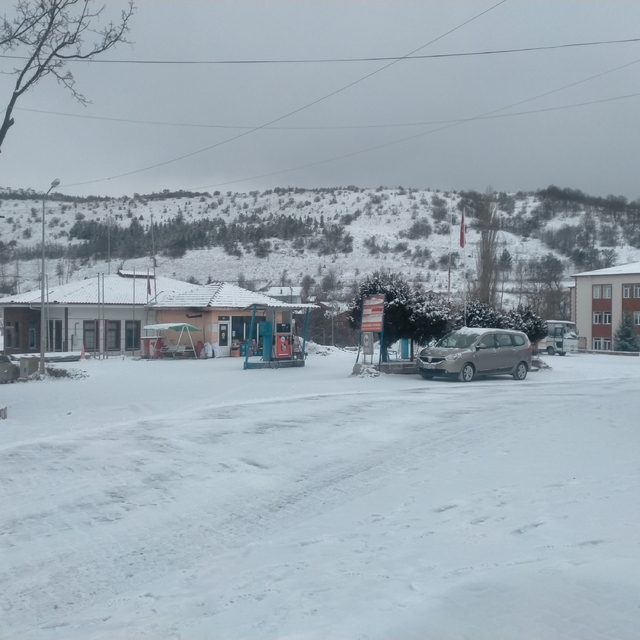 Tokat yarıyıl tatiline karla girdi