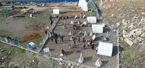 Çubuk'ta "İyilik Timleri" sahipsiz hayvanları için doğaya yem bıraktı