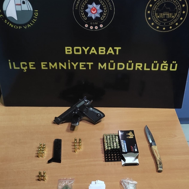 Sinop'ta uyuşturucu operasyonunda 1 kişi yakalandı