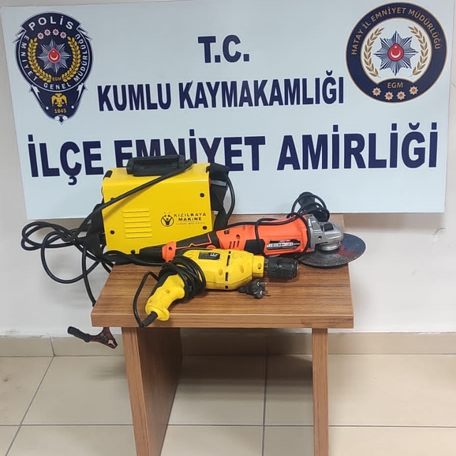 Hatay'da hırsızlık şüphelisi tutuklandı