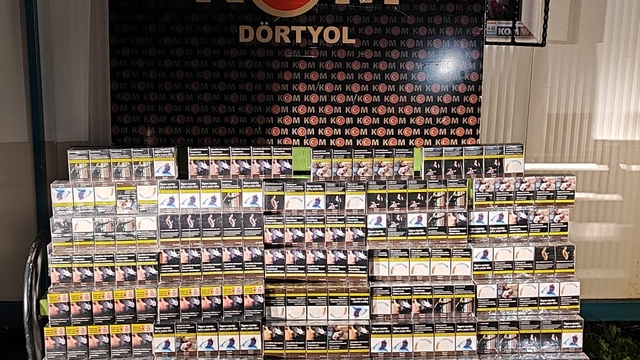 Hatay'da 1620 makaron ele geçirildi
