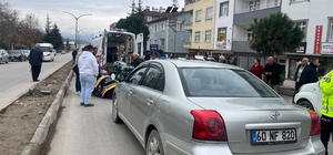 Niksar'da otomobilin çarptığı yaya yaralandı