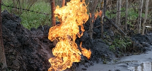 Samsun'da sulama için yapılan sondajdan yanıcı gaz çıktı