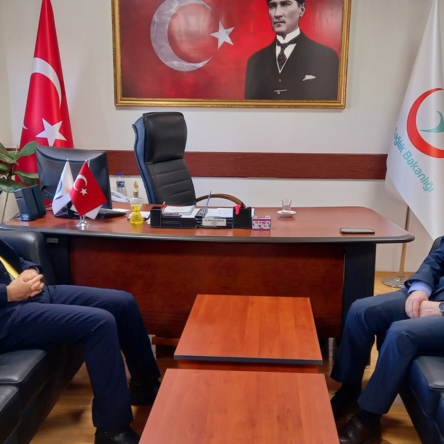 Kaymakam Yılmaz'dan Beypazarı Devlet Hastanesi Başhekimi Başkaya'ya ziyaret