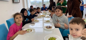 Alaçam'da öğrenciler yarıyıl tatilinin keyfini çıkarıyor