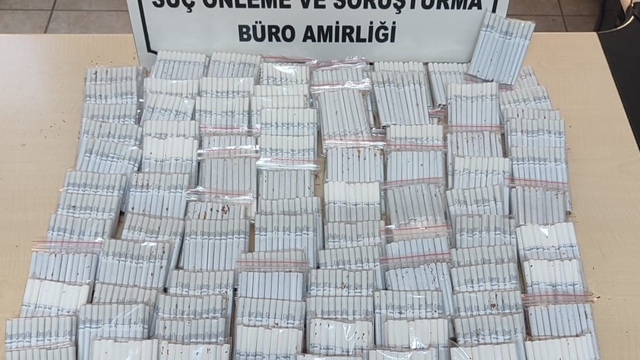 Kemalpaşa'da 2 bin 460 sigara ele geçirildi