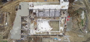 Akçaabat'ta yarı olimpik havuzun inşaatı devam ediyor