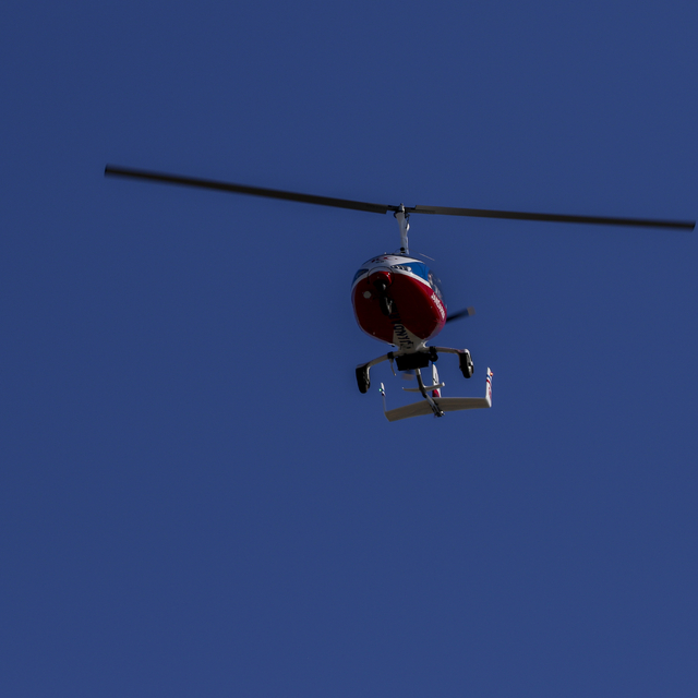 Uşak'ta jandarmadan cayrokopter destekli trafik denetimi